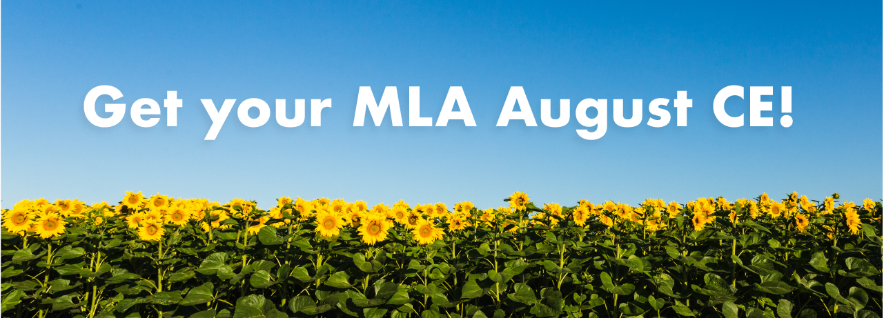 Get your MLA August CE!