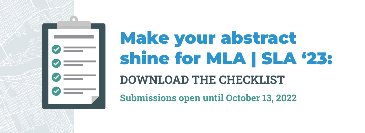 MLA | SLA '23 Abstract Submissions
