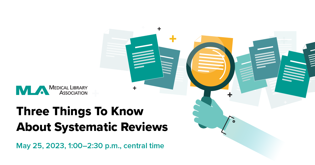 Three Things About Systemtatic Reviews