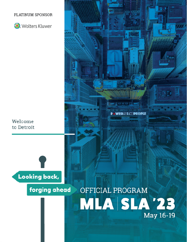 MLA | SLA '23 Official Program Cover